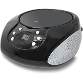 GPX Portable CD Boombox with AM/FM Radio, Stereo Speakers &amp; AUX Input | Top-Loading CD Player &bull; AM/FM Radio &bull; Stereo Speakers &bull; AUX Input &bull; AC/Battery Power