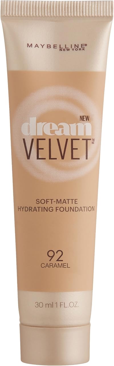 Maybelline Dream Velvet Foundation Caramel 92 Soft Matte Hydrating Gel 1oz