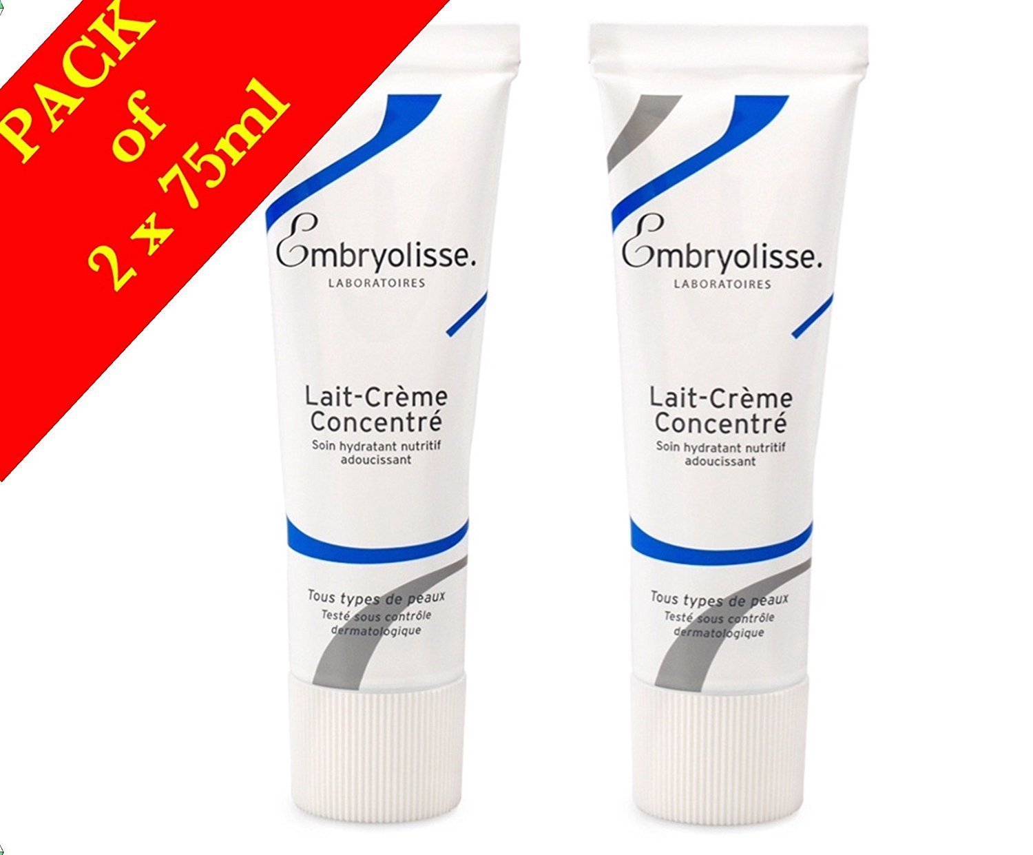 Embryolisse - Embryolisse Lait Creme Concentrate - Moisturizers - Lait-Crème Concentrè (24-Hour Miracle Cream) -2 x 75 ml