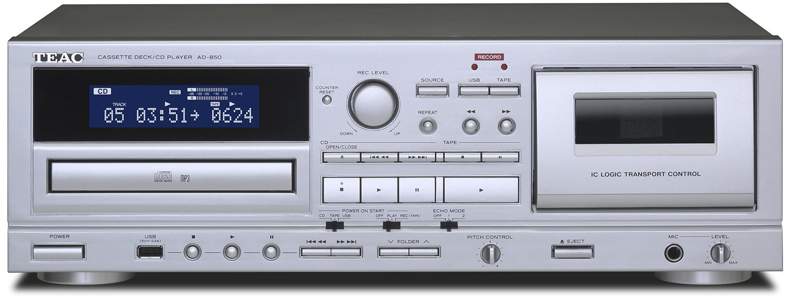 TEAC AD-850 【Pletina de casete / reproductor de CD】 【Nacional