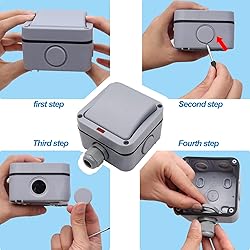 Taiss Outdoor Switch IP66 Waterproof Switch with