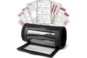 INWERK 1NMORE 5v5, 7v7 Football Wristbands with Playbook System, Quarterback Wrist Coach for Youth, Flag Football Wrist Bands with Plays Stickers & PVC Cards