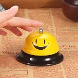 Comsmart Call Bell Service Bell 3.35 Inch Yellow Stainless Steel view 4