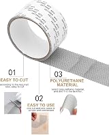 Zceplem Screen Repair Tape Fiberglass Mesh for Holes Tears Window Door Patio RV view 4