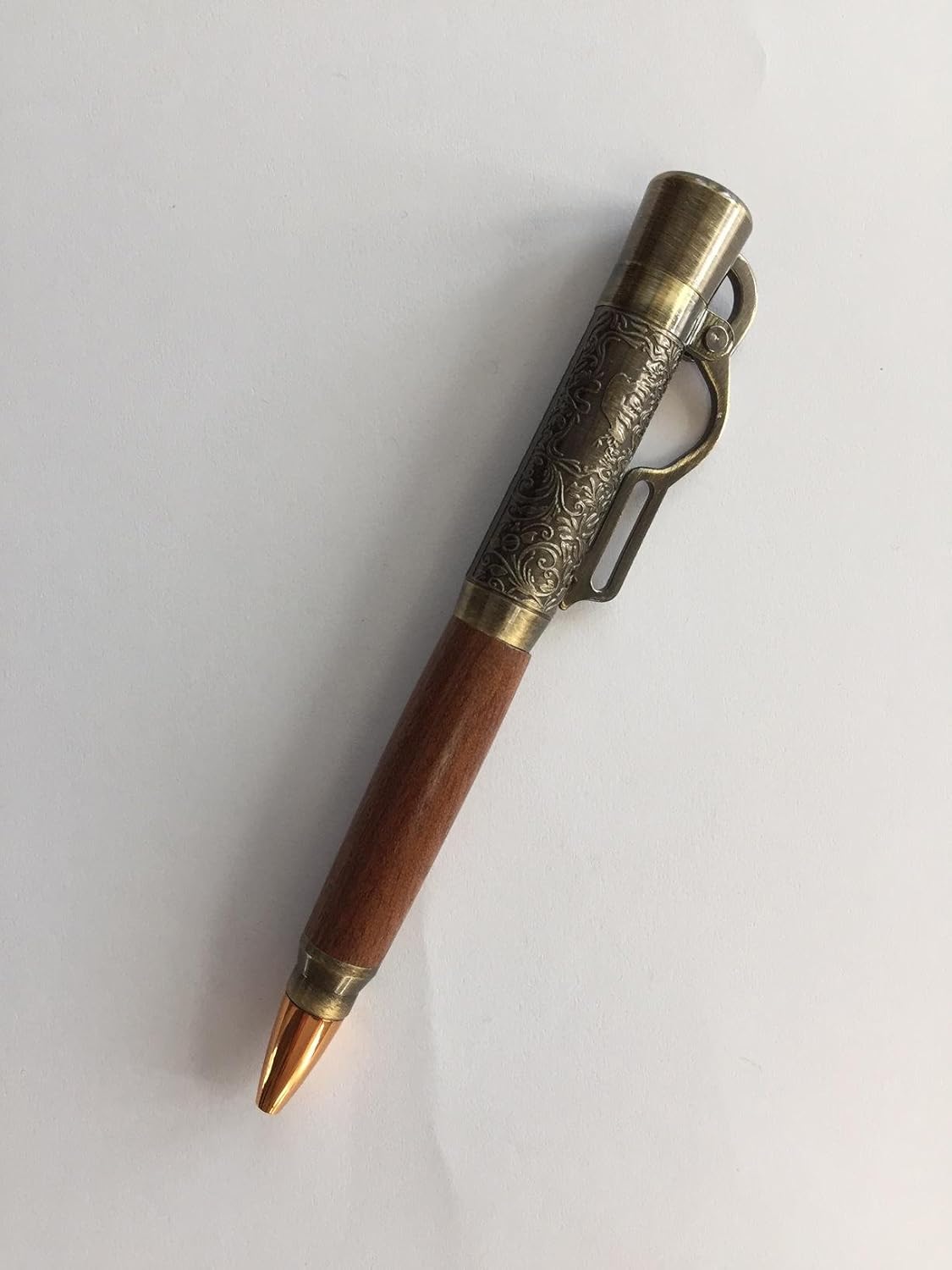 Lever action ballpoint pen Handmade