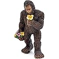 Marshall Home & Garden Sensitive Big Foot with Flowers 4 inch Resin Minature Outdoor Patio Lawn Figurine Statue for Garden - Woodland Knoll Collection