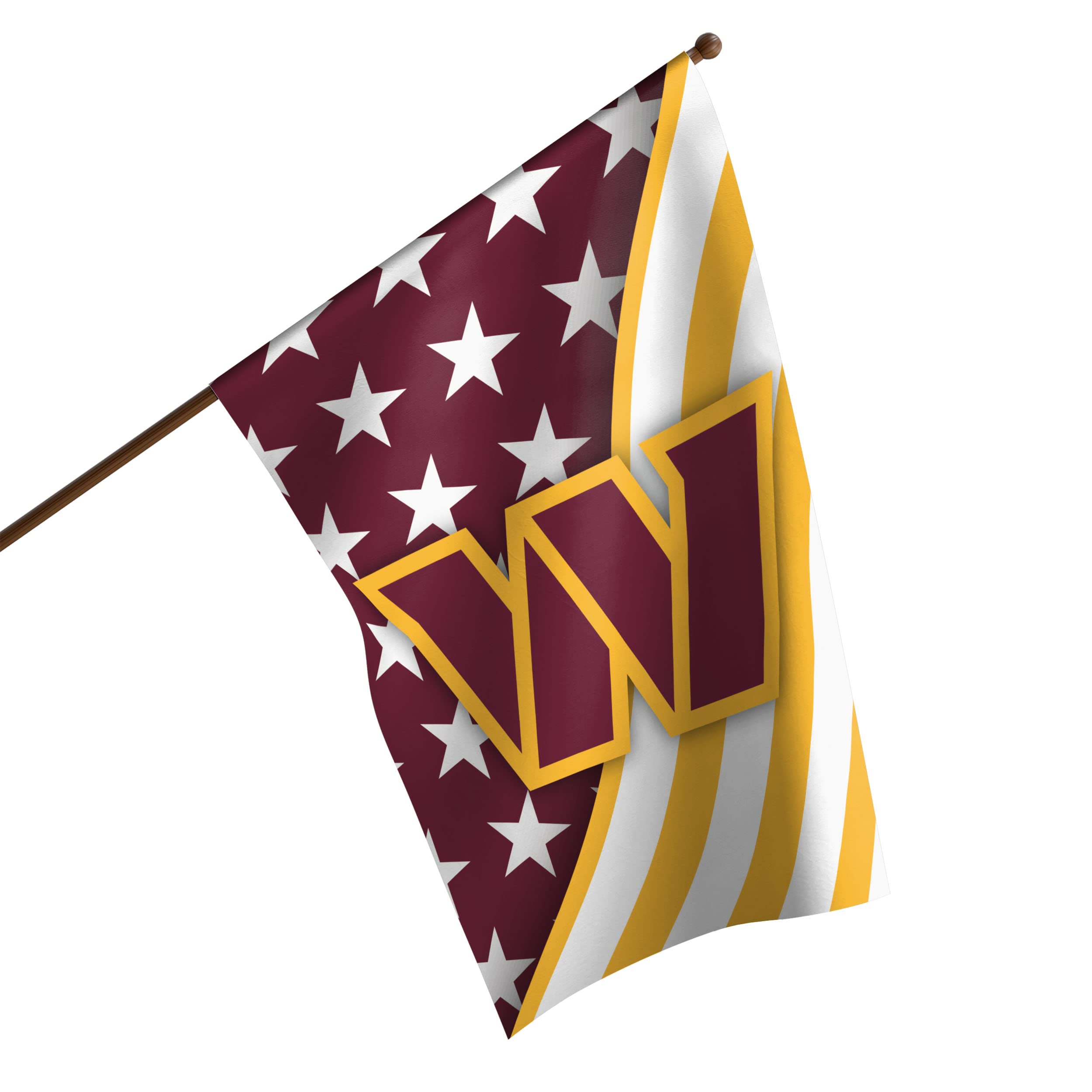 FOCO Washington Commanders NFL Americana Vertical Flag Image
