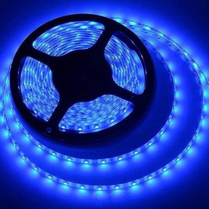 Roshni and light Rosh Premium 5 Meters Self Adhesive Led Strip with Free Adapter/Connector