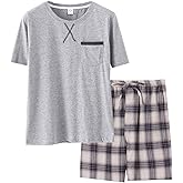 BYX SweetLeisure Big Boys Long Sleeve Plaid Pajamas Cotton Young Teens Sleepwear 10-17Years