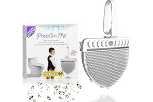 PEEONME Pee Guard for Toilet Seat Adult Men & Boys | Universal Splash Reducer with Detergent for a Cleaner Bathrooms | Urine Guard for Toilet Seat for Sanity Protection (1 Pack, Lavender)
