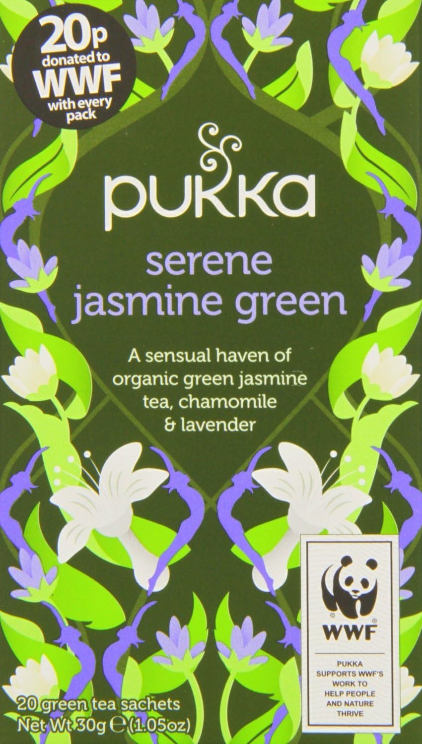 Pukka Herbs Serene Jasmine Green Tea 20 x 1 per Pack