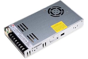 MEAN WELL LRS-350-12 DC Switching Power Supply 12V 29A 350W for CCTV, Computer Project, 3D Printer, LED Strip Light, Router