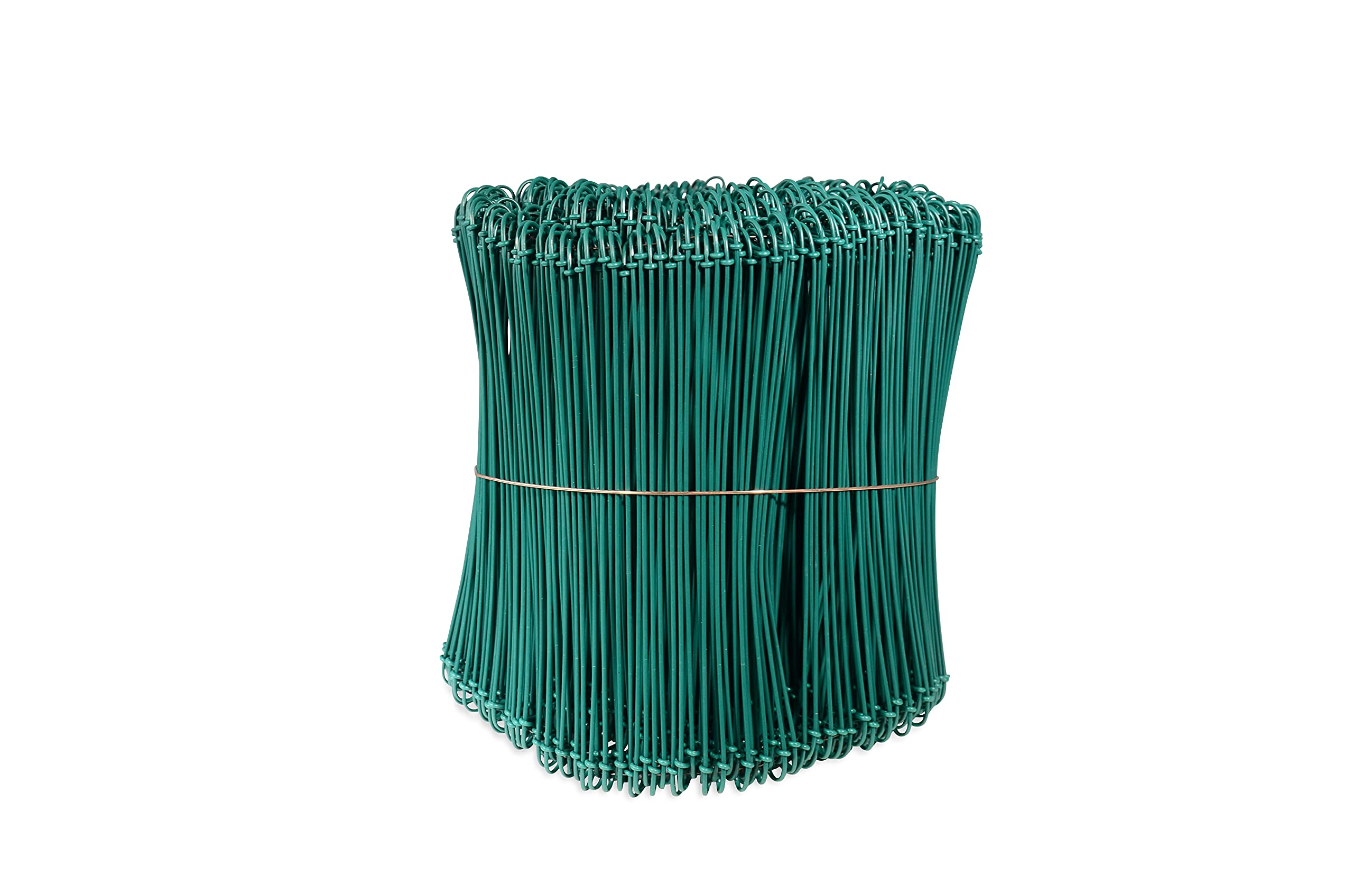 Edma 960491 Galvanised Curl Links Laminated Green Diameter 1.4 mm x 200 mm x 1000 Items