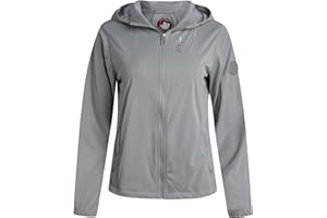 CANADA WEATHER GEAR Women's Tech Stretch Jacket - Hooded Softshell Jacket with Reflective Tape and Mesh Lining (Sizes: S-XXL)