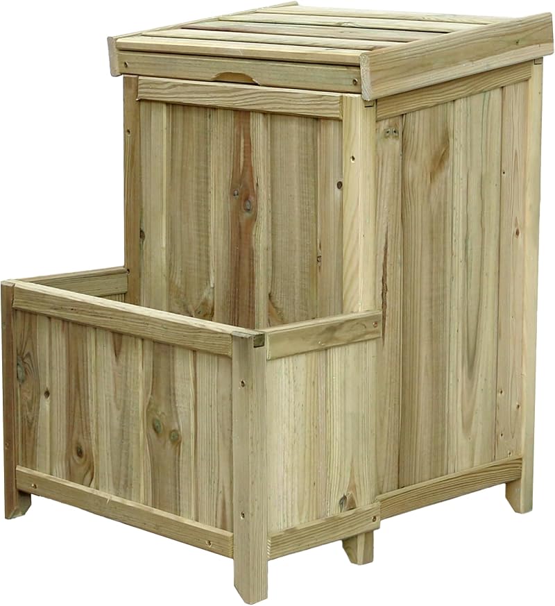 Zest Parcel Store with Planter Outdoor Parcel Box 0.5m W x 0.57m D x 0.69m H