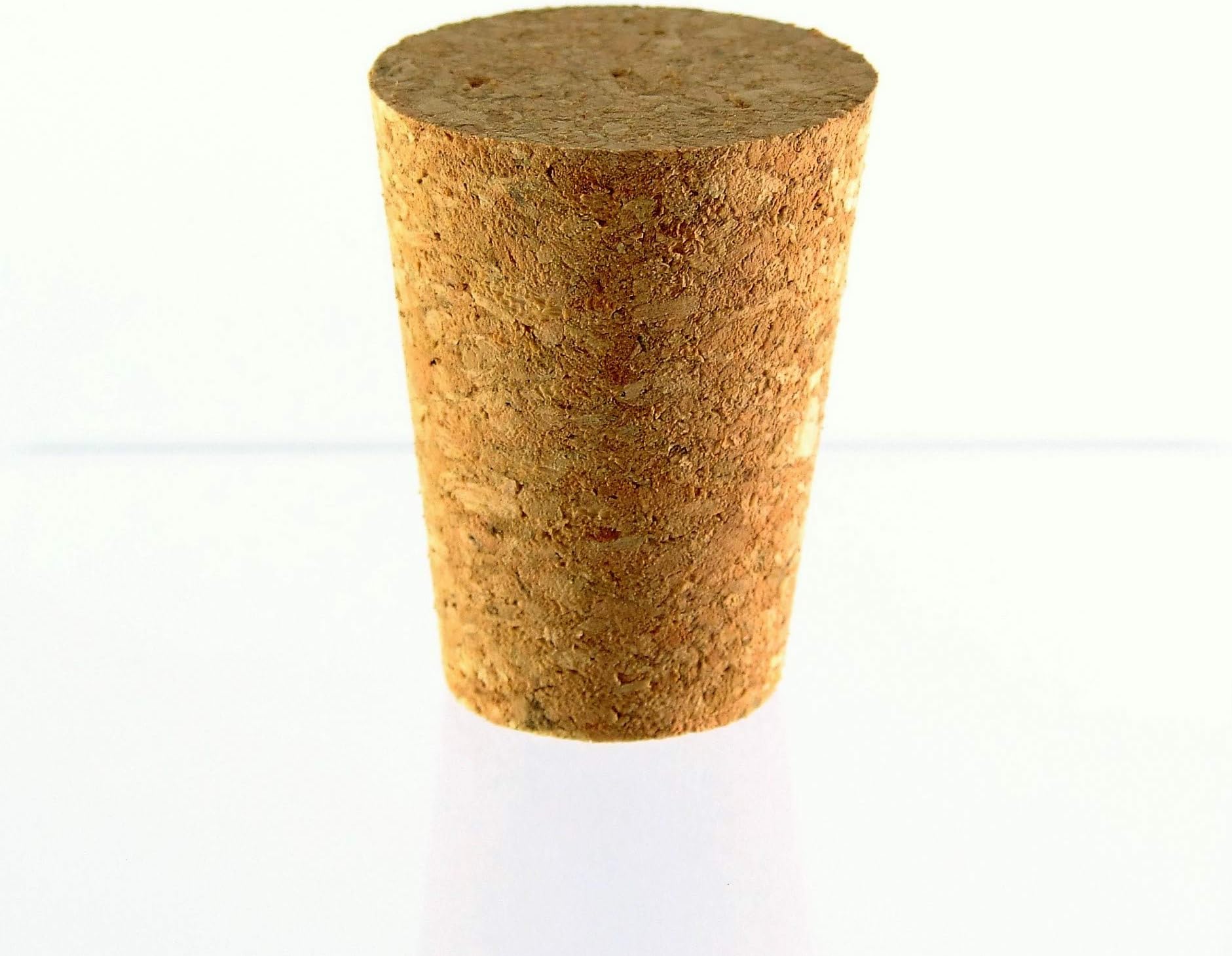 AlcoFermBrew Cork Stopper 21/19mm - Tapered Cork Bung | Cork Plug | Cork Lid