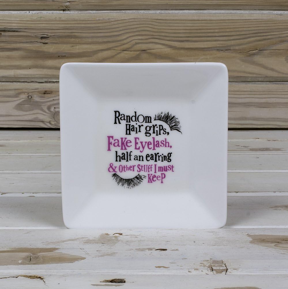 The Bright Side- -Female Coin Tray - Random Hair Grips- for 2016, White, 11 cm