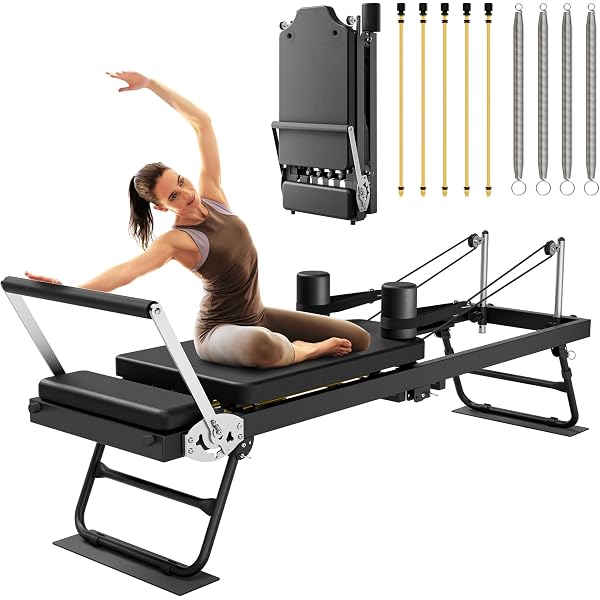 Pilates Reformer Springs Set – 5 Alloy Springs With 2 Tensions (44 Lb & 17 Lb), 13.39" Length