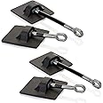 2-Pack Refrigerator Lock (2-Pack, Black Without Padlock)