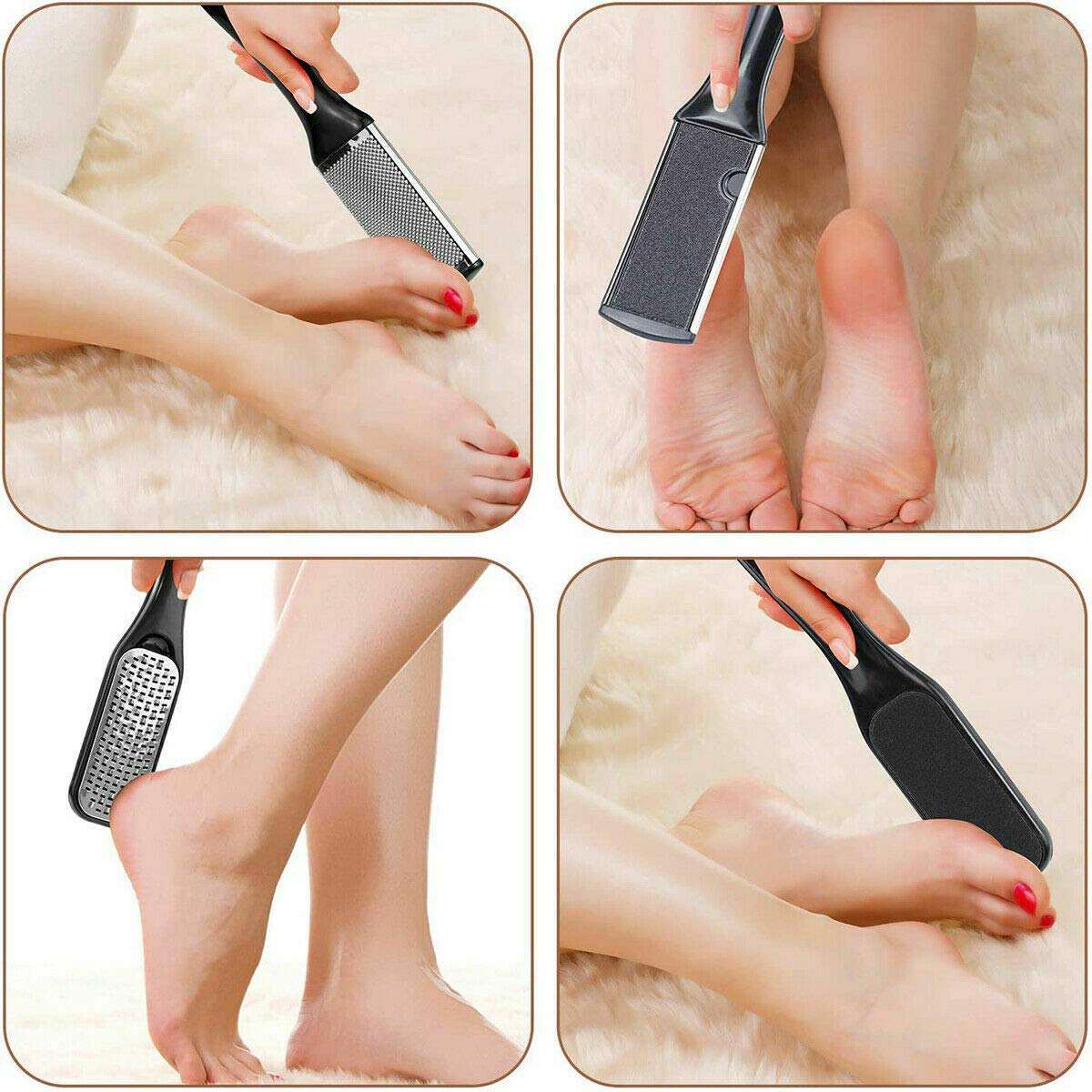 【LATEST 2020】Pedicure Set Professional Foot Care Kit 15 in 1, DHGMV Foot File for Dead Skin Callus Remover for Feet Pedicure at Home Pedicure Kit for Women and Men w/instructions : Beauty
