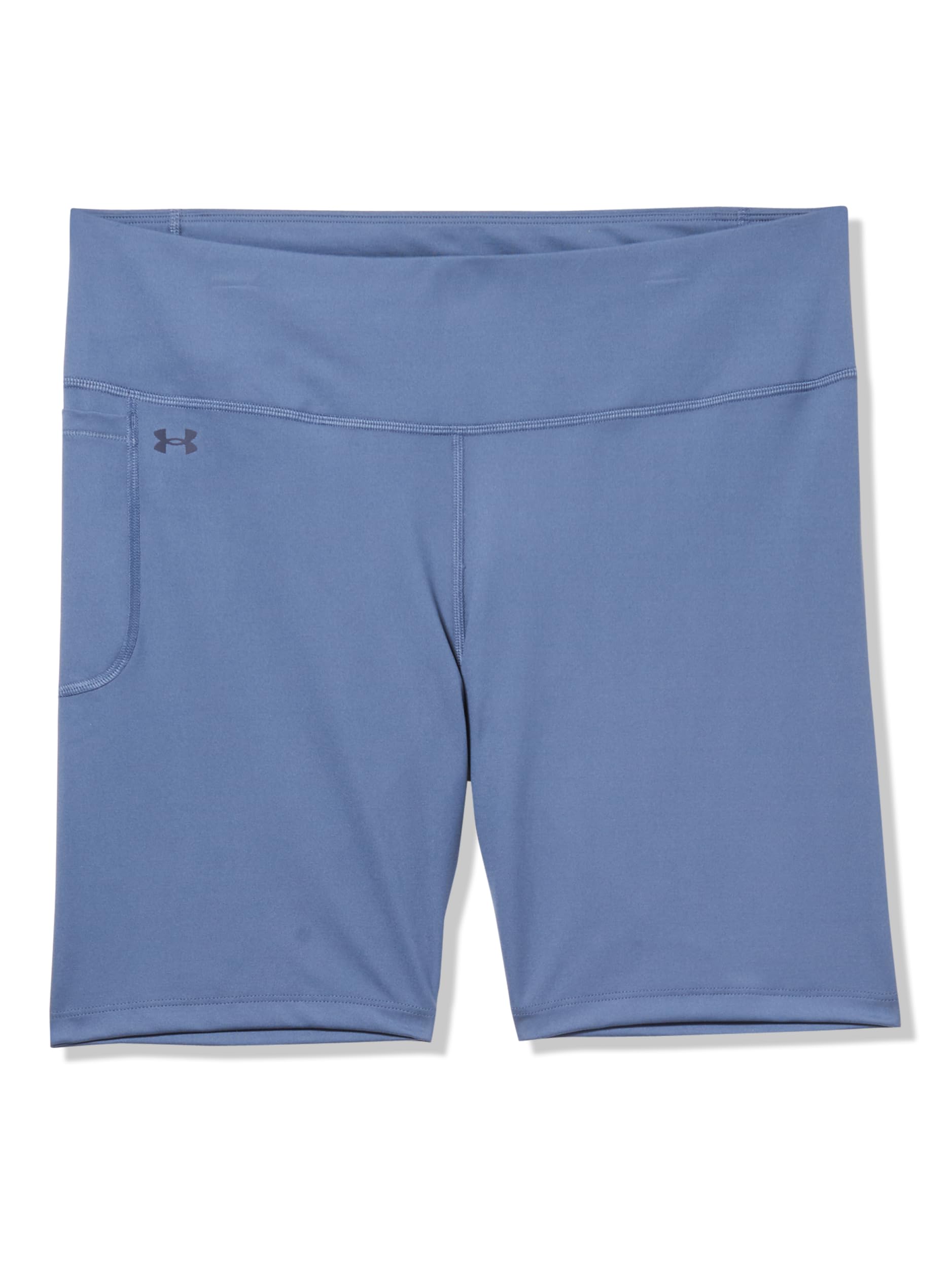 Under Armour Womens Motion Bike Shorts, (045) Downpour Gray / / Midnight Navy, XX-Large