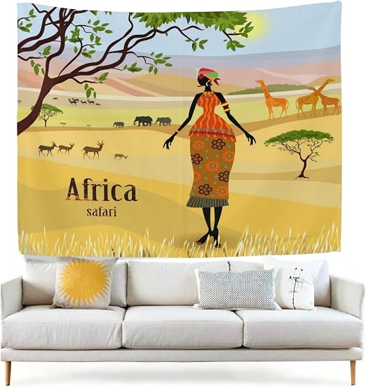 WellLee 80x60 Inch Vintage African American