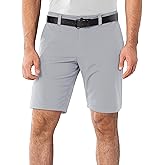 33,000ft Men's Golf Shorts 9" Dry Fit Stretch Golf Short UPF 50+ Lightweight Flat Front Golf Shorts with Pockets