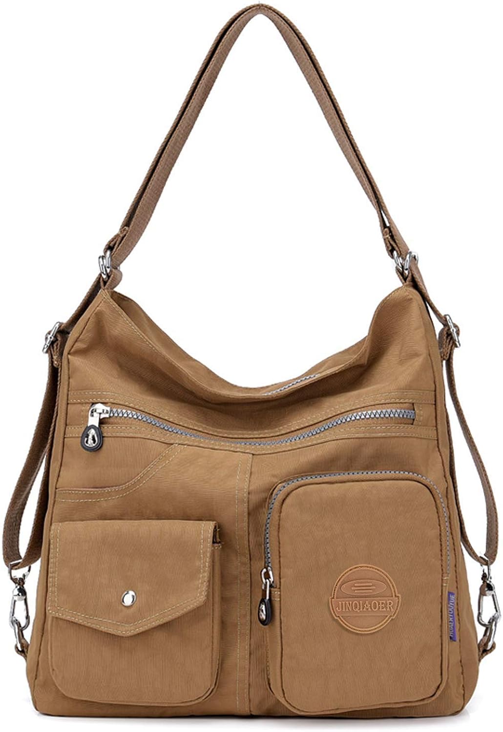 NOTAG Women Nylon Crossbody Bag, Waterproof MultiPocket Shoulder Bag 3