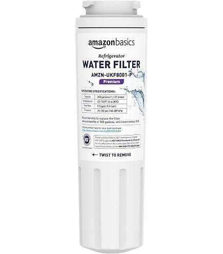 Denali Pure Replacement Water Filter For Viking RWFFR & UKF8001 Refrigerator - 0.5 Micron, 6 Month Life