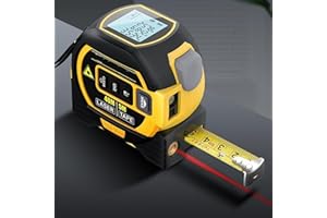 Measurin Sight 3-in-1 Infrared Laser Tape Measuring, Laser Tape Measure, 3 in 1 Digital Distance Meters with LED Display, Sin