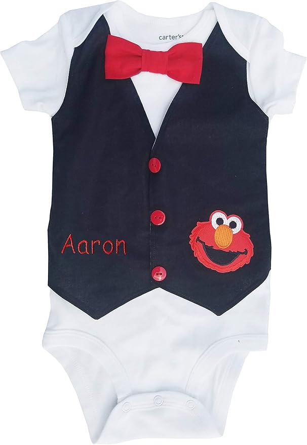elmo first birthday outfit