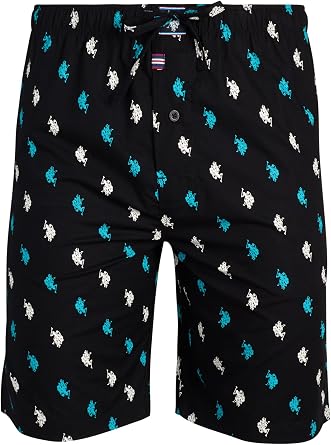 Amazon.com: U.S. Polo Assn. Pantalones cortos de pijamas para hombre - Pantalones  cortos tejidos para dormir y salón: Clothing