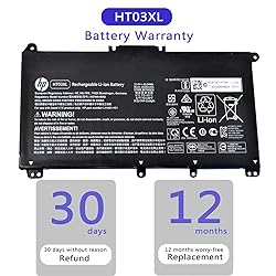 HP HT03XL HSTNN-IB8O HSTNN-UB7J Laptop Battery