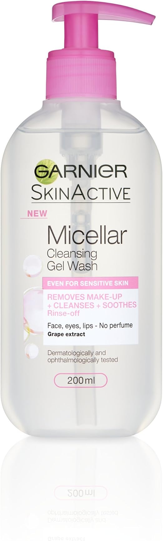 garnier micellar gel face wash sensitive skin 200ml