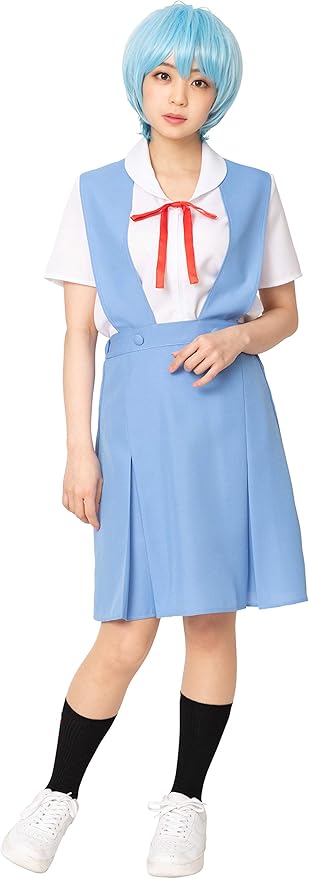 Amazon Party City なりキャラ研究部 コスプレ 空色の制服 レディース 青 おもちゃ おもちゃ