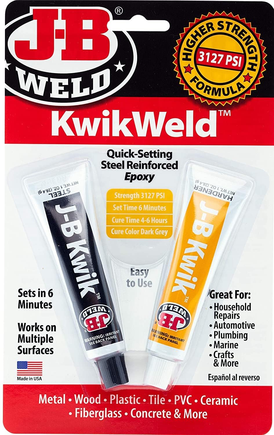 J-B Weld 8276 KwikWeld Quick Setting Steel