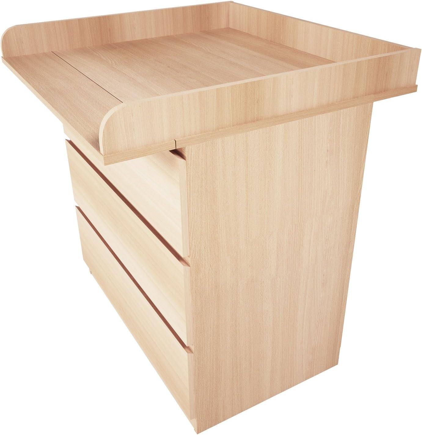 Polini Kids Changing Unit For Chest Of Drawers Malm Ikea Beech