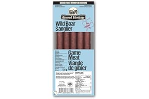 Atwood Heritage Wild Boar, Pork & Beef Snack Stix, High Protein Snack, Gluten-Free, Nitrate-Free, Made in Canada, 5 Sticks, 1