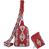 Wrangler Aztec Crossbody Sling Bags for Women Wallet Set | Sling, Bags
