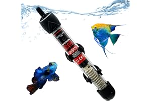 Fish Tank Aquarium Heater - Adjustable Temperature Submersible Thermostat Heater,25W/50W/100W/150W/200W/300W