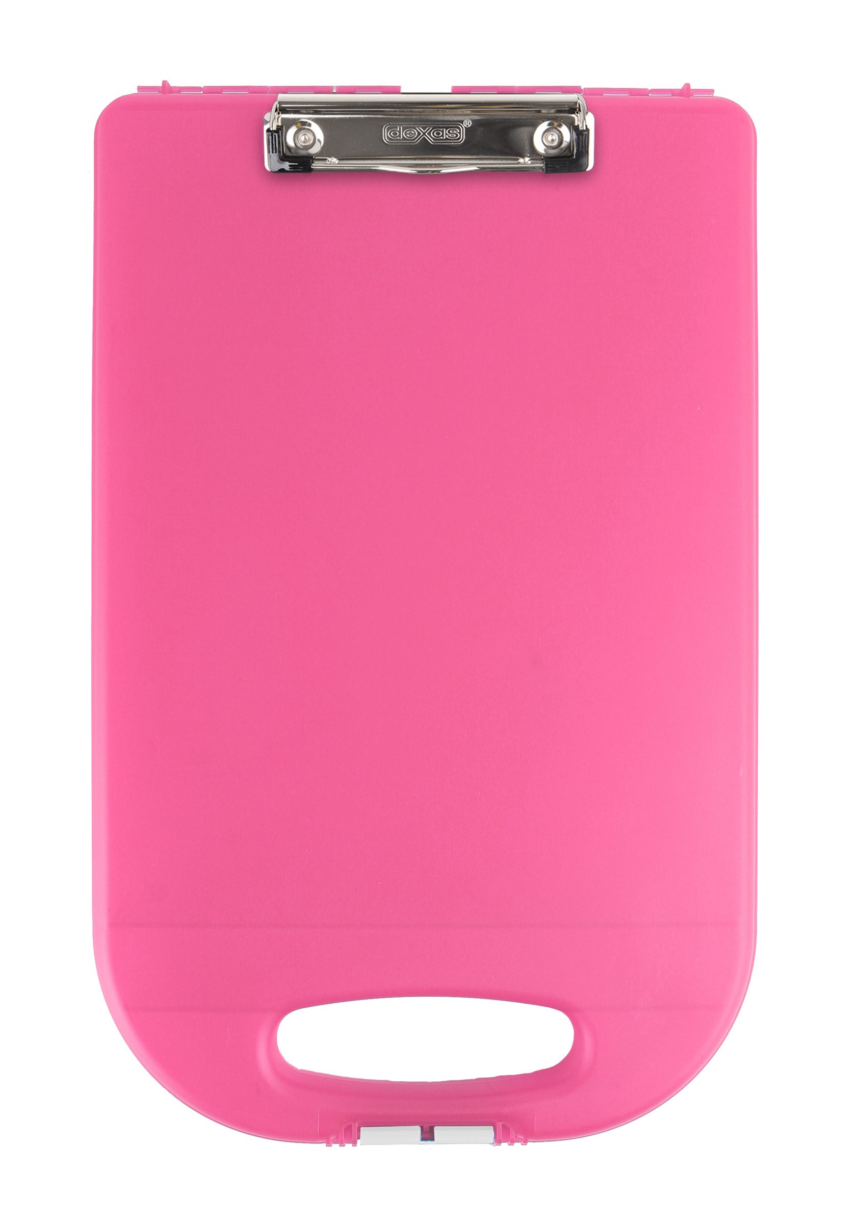 Dexas School Clipcase 2 Clipboard with Round Handle, Pink