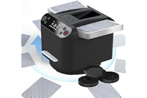 Automatic Card Shuffler & Dealer Machine, 360° Rotating Card Dealer with 4 Wireless Dealer Buttons, Rechargeable Card Dealer 