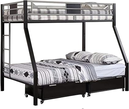 silver bunk beds