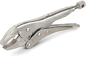 TEKTON 5-Inch Curved Jaw Locking Pliers | PLK10005