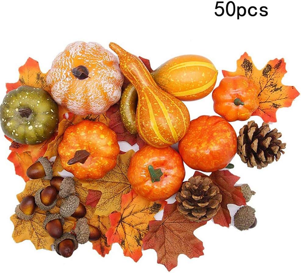 Plantas y flores artificiales Guirnalda de Puerta de Tema de Otoño