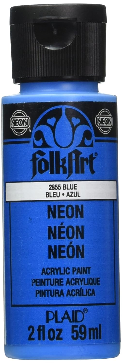 FolkArt Neon Acrylic Paint in Assorted Colors (2 Ounce
