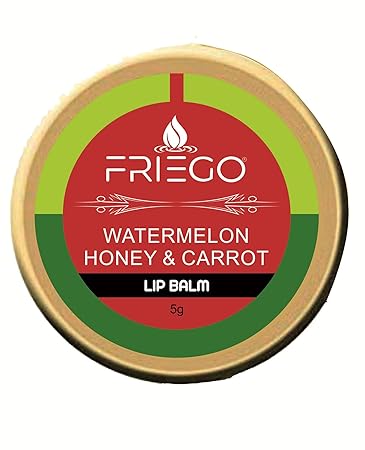 Friego Lip Balm with Watermelon, Honey and Carrot, 5 g