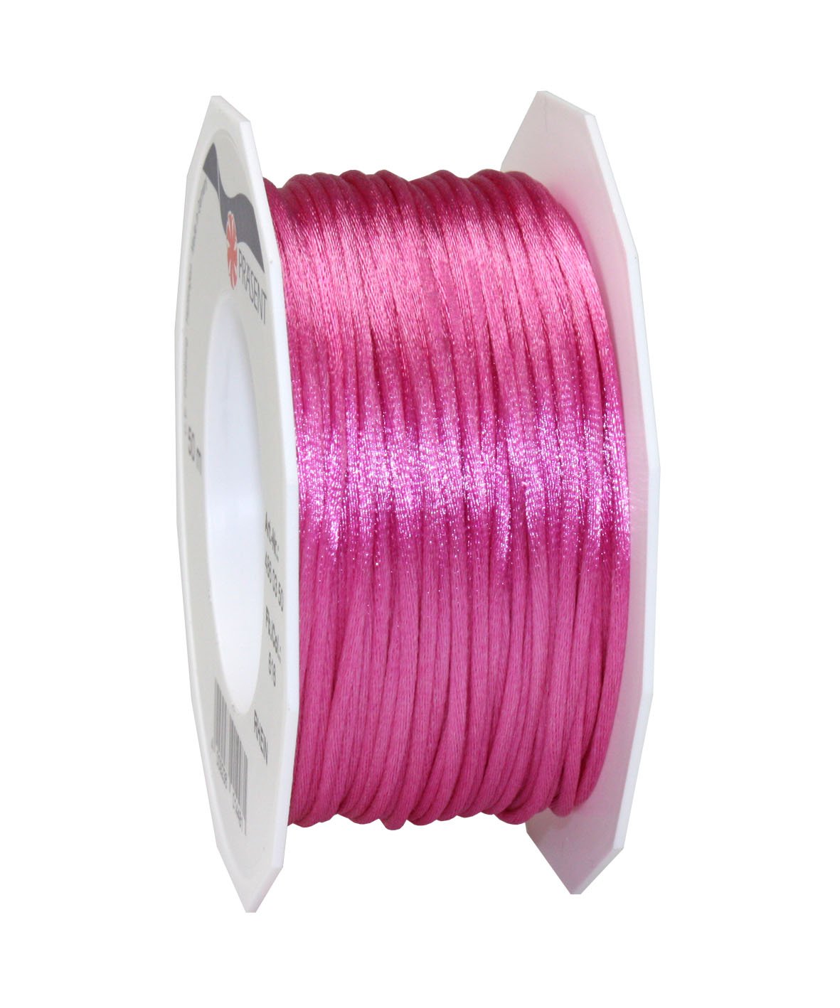 C.E. Pattberg RHEIN Cord Ribbon - pink, 50 m Braided Cord For Wrapping Gifts, Parcels, And Presents, 3 mm Width, Accessories For Decorating and Handicrafts - Tear-Resistant Decorative Cord — image 1
