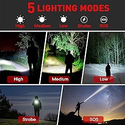 Roxicosly 2 Pack Rechargeable LED