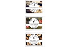 3 Pack Assorted Variety - Natural Soy Wax Melts - 100% All American Made - Farm Raised Candles - Paraffin & Dye Free - Pet Safe Non-Toxic Wax Warmer Melts (Spa Day Variety 3 Pack)